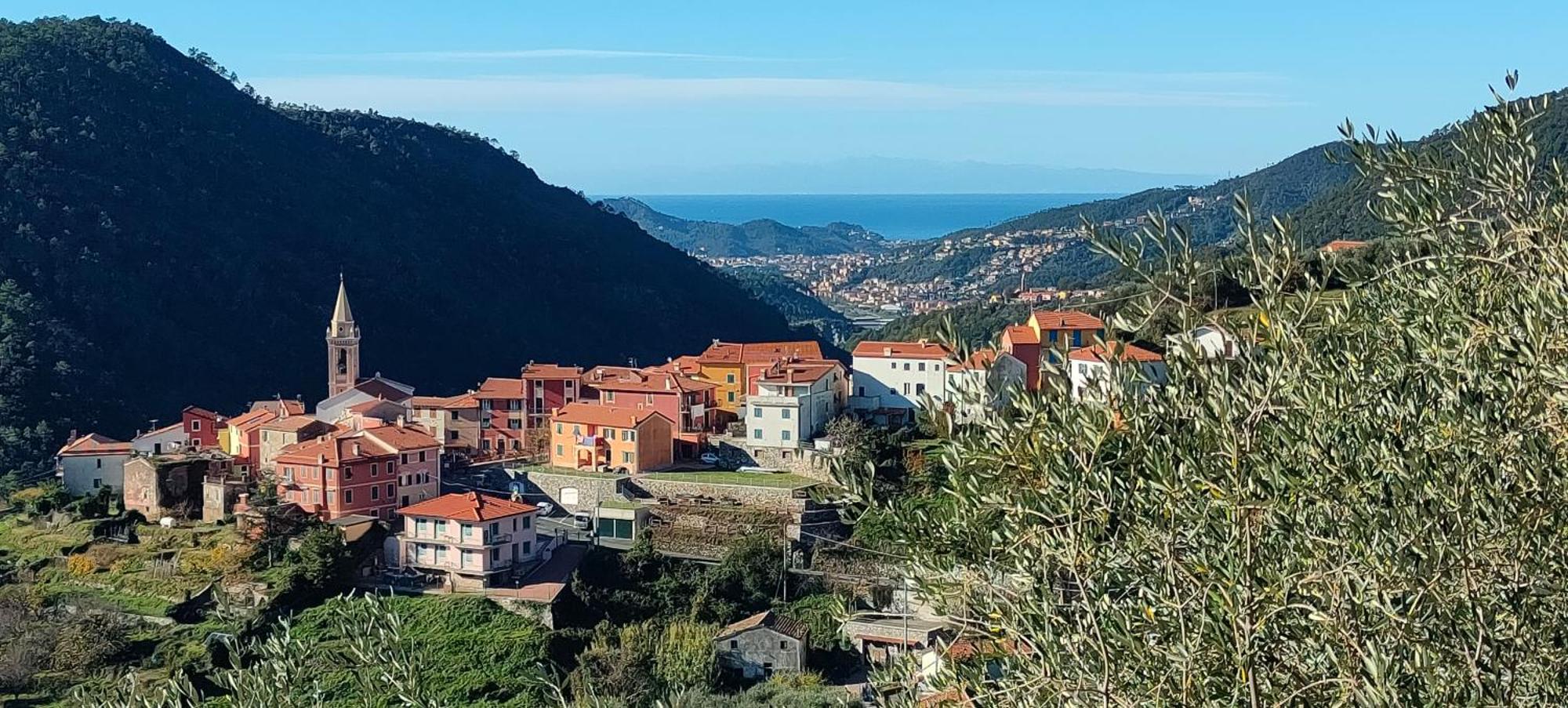 Camera Tra Le Cinque Terre, Camogli E Portofino. Vista Valle E Scorcio Mare All'Orizzonte Castiglione Chiavarese 外观 照片